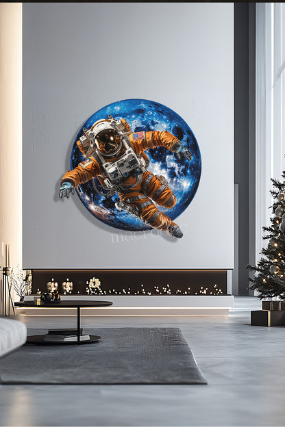 COSMİC ASTRONOT Metal Tablo