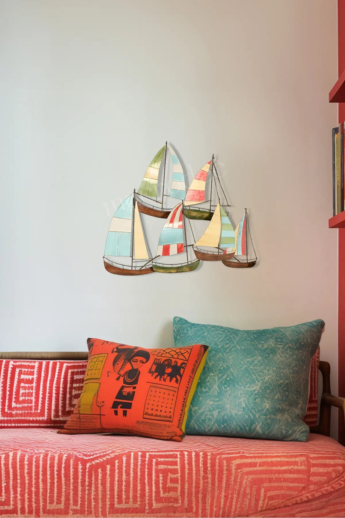 Color Sails / Renkli Yelkenler Metal Tablo