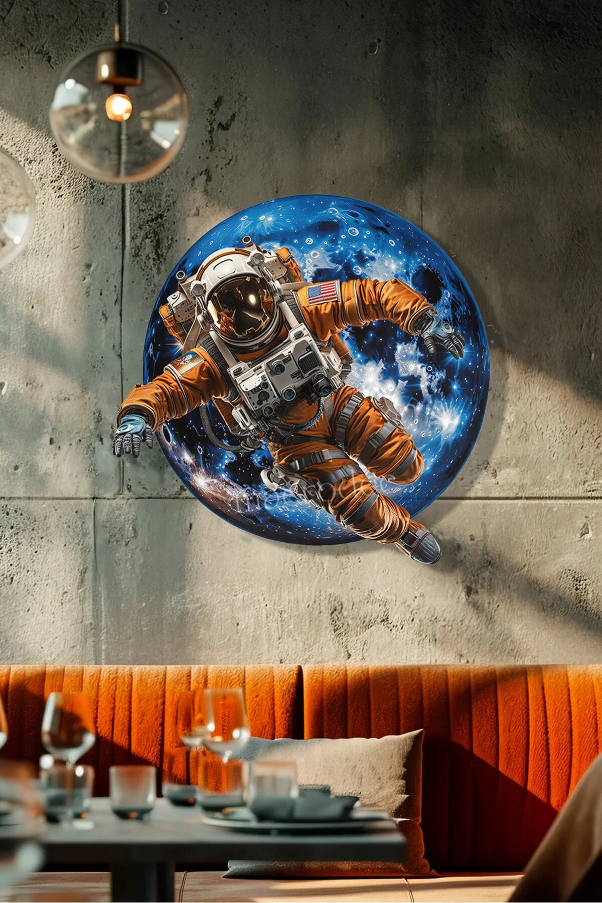 COSMİC ASTRONOT Metal Tablo