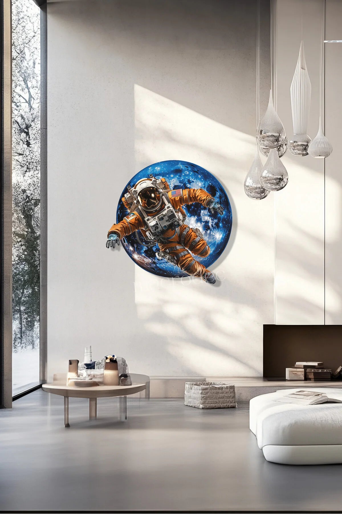 COSMİC ASTRONOT Metal Tablo