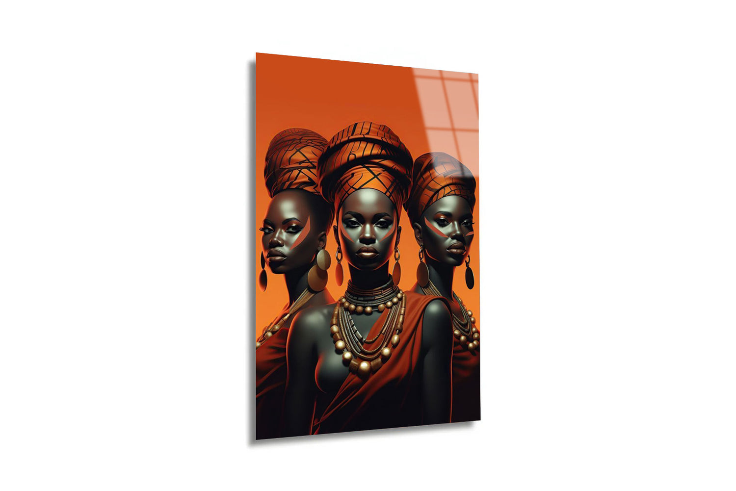 "Etnik Zarafet" Üçlü Afrika Kadınları