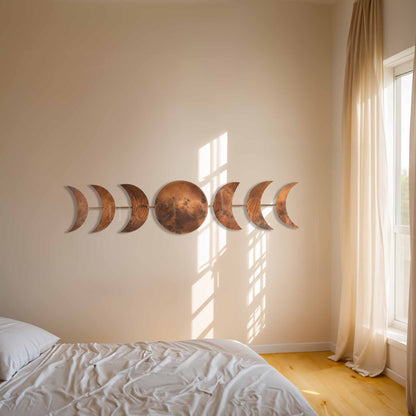 Lunar Phases Metal Tablo
