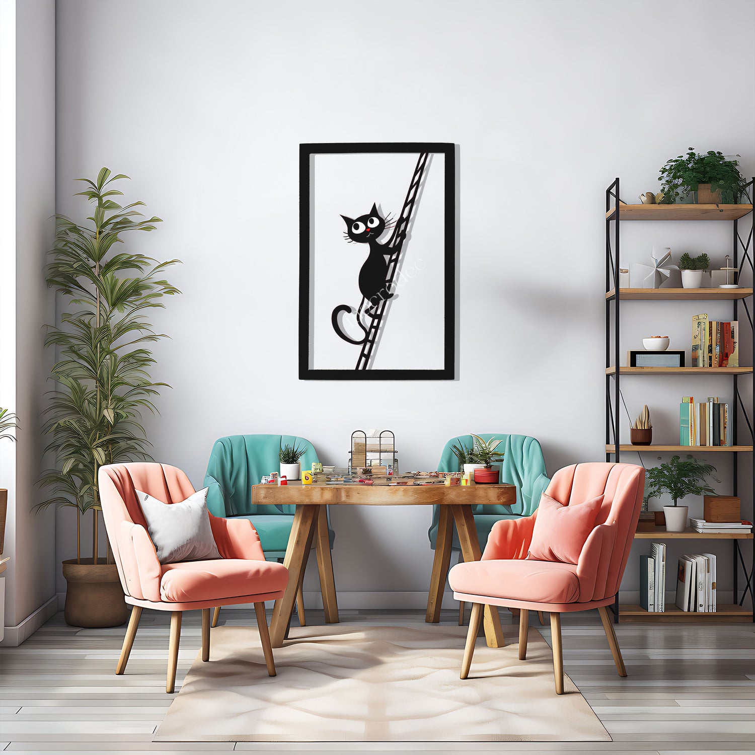 Cat on a Ladder: Merdivendeki Kedi
