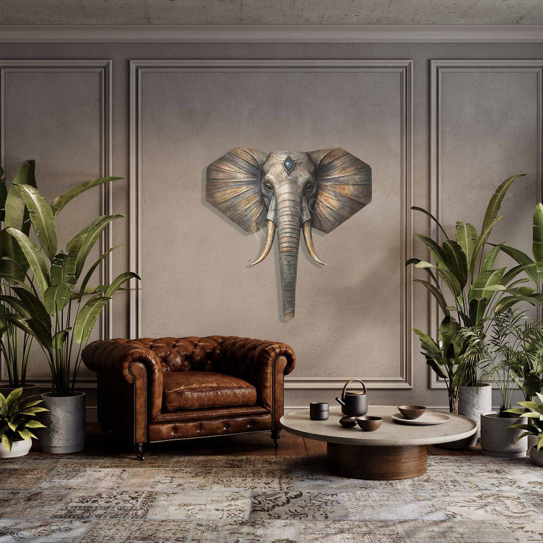 Ethereal Bilgelik Metal Tablo