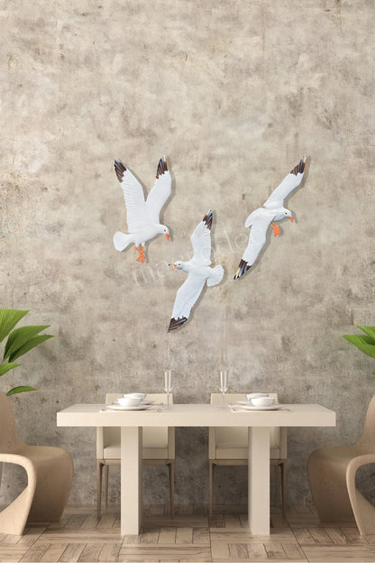 MARTILI ESİNTİ / SEAGULL BREEZE Metal Tablo