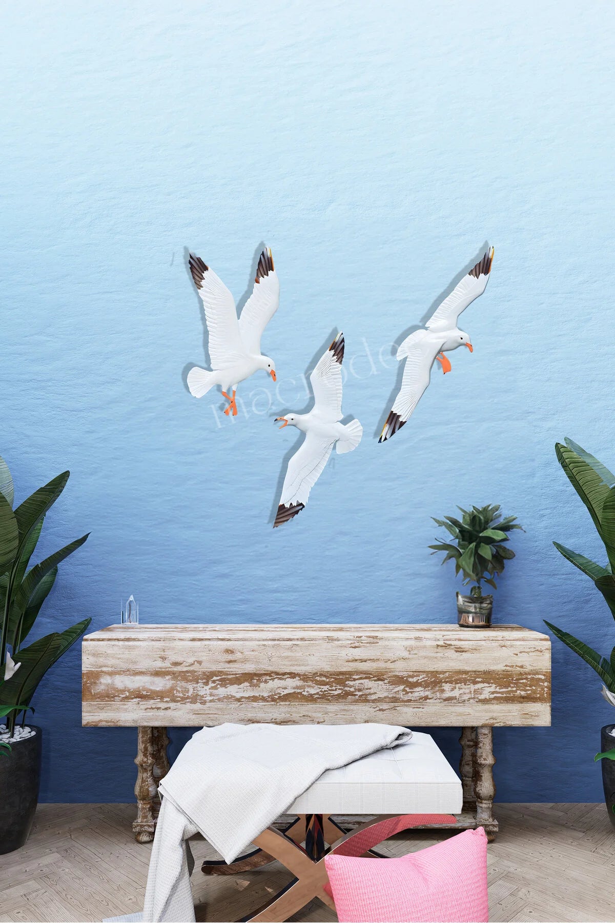 MARTILI ESİNTİ / SEAGULL BREEZE Metal Tablo