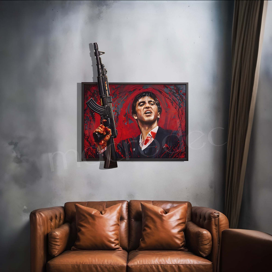 Savage Scarface Metal Tablo