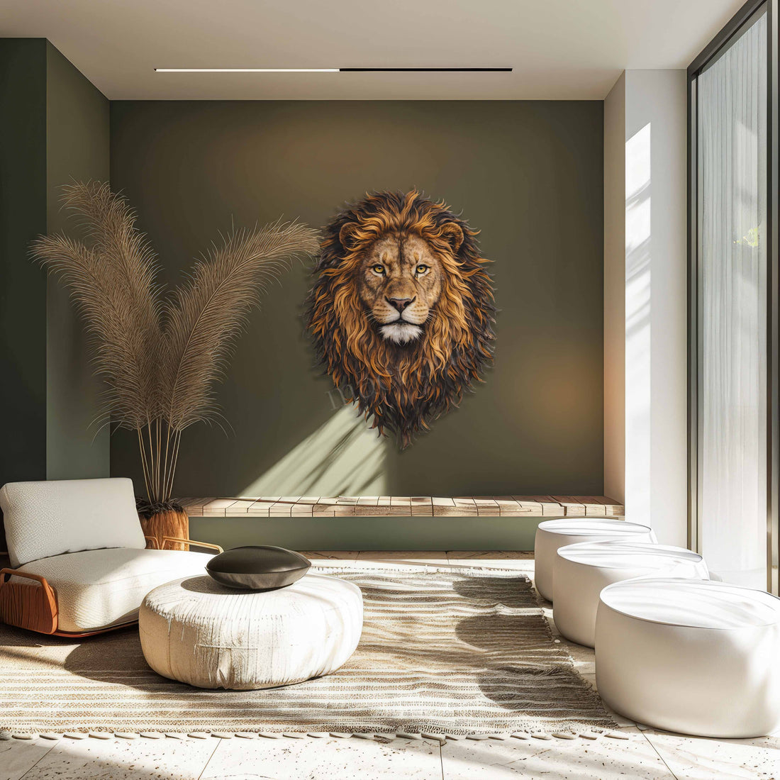 Majestic Roar Metal Tablo