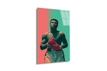 Muhammad Ali Pop Art Modern Cam Tablo
