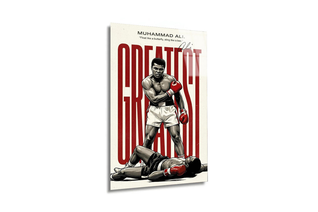 Muhammad Ali "The Greatest" Vintage Cam Tablo