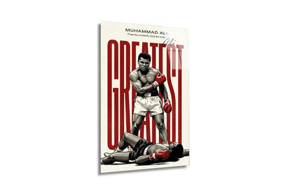 Muhammad Ali "The Greatest" Vintage Cam Tablo