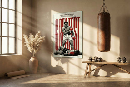Muhammad Ali "The Greatest" Vintage Cam Tablo
