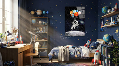 "Space Traveler: Planet Balloons" Modern Cam Tablo