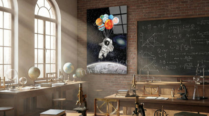 "Space Traveler: Planet Balloons" Modern Cam Tablo