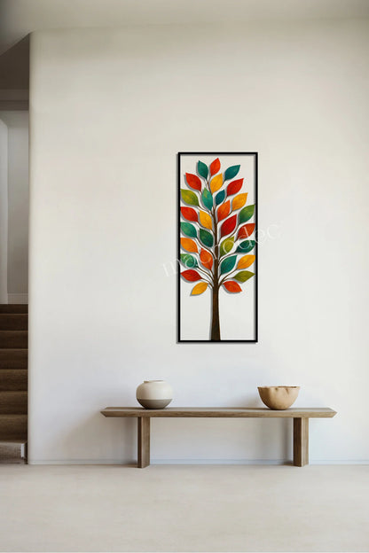 The Tree of Seasons / Mevsim Ağacı  Metal Tablo