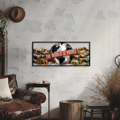 THE WORLD IS YOURS Metal Tablo